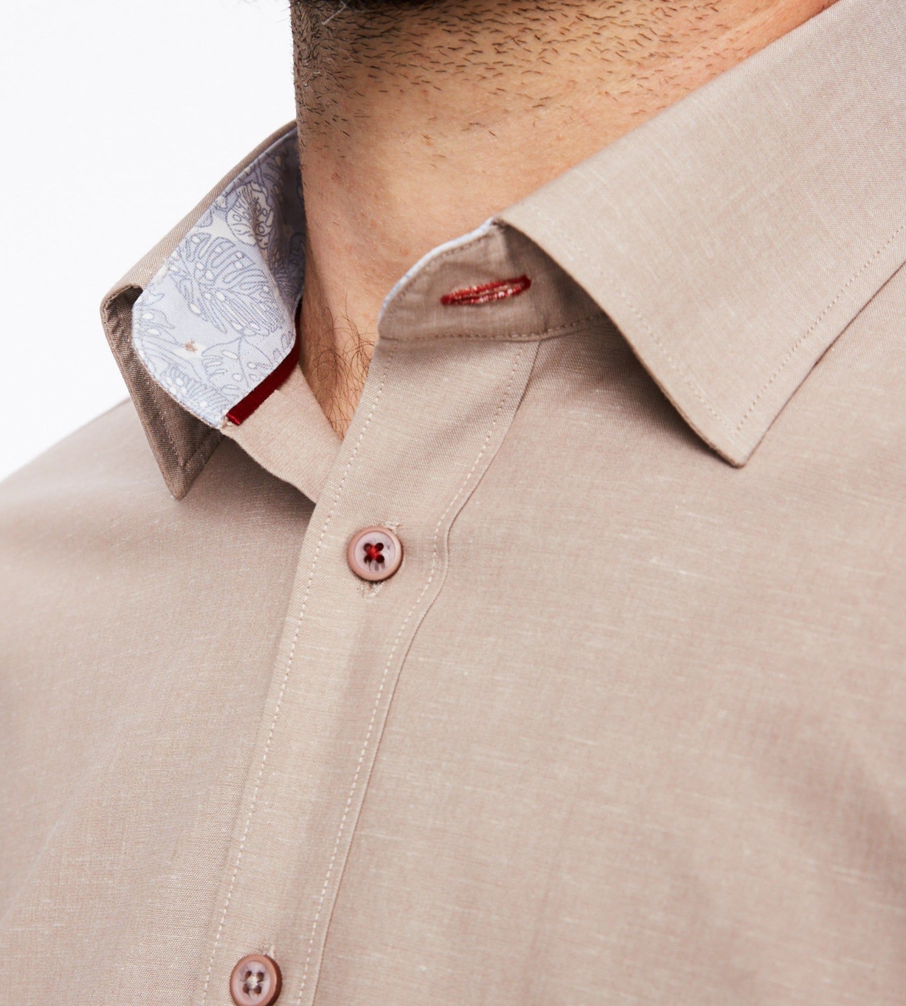 Linen-Blend Short Sleeve Sport Shirt sold by Mr. Big and Tall product image thumbnail 11