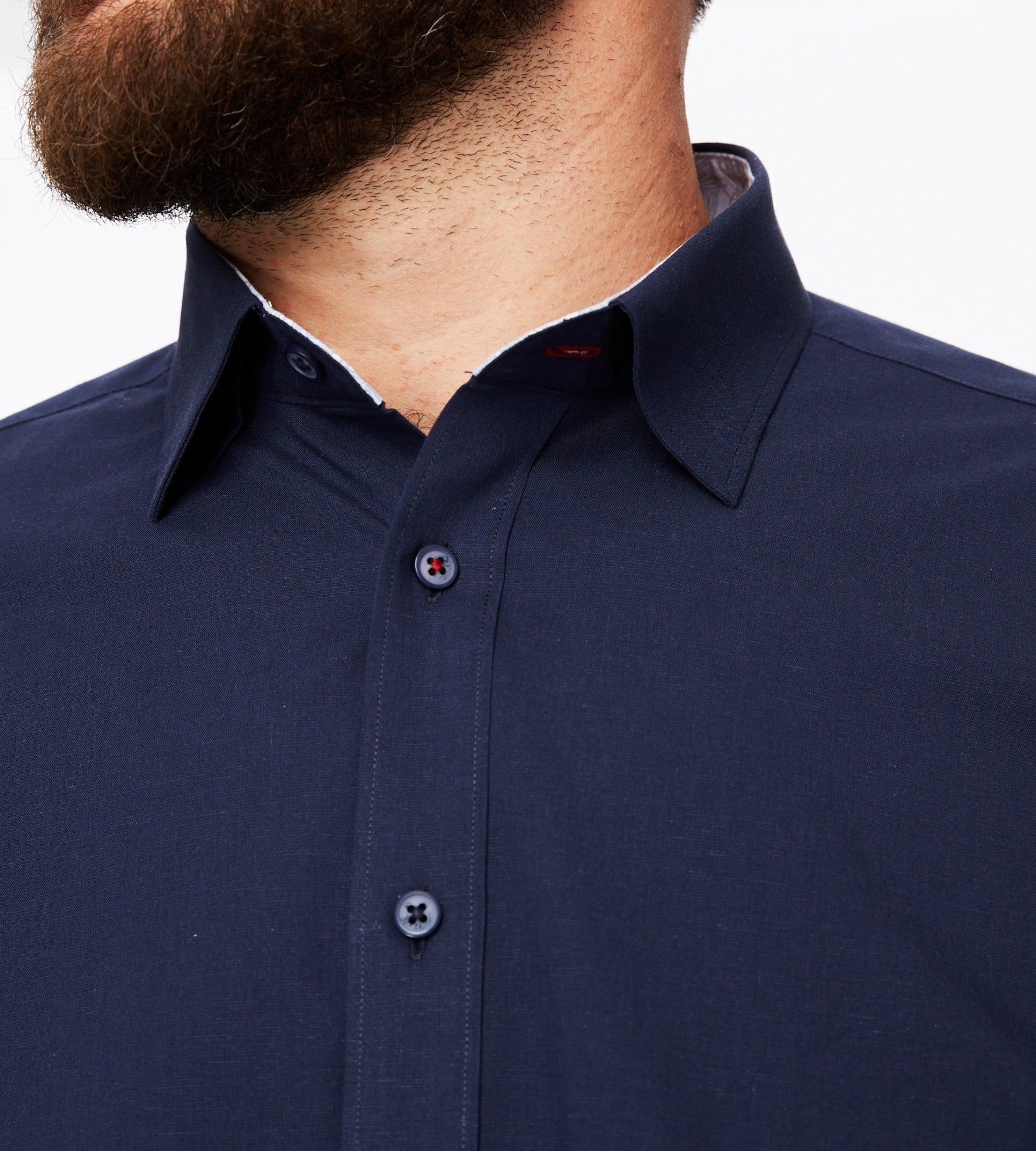 Linen-Blend Short Sleeve Sport Shirt sold by Mr. Big and Tall product image thumbnail 7