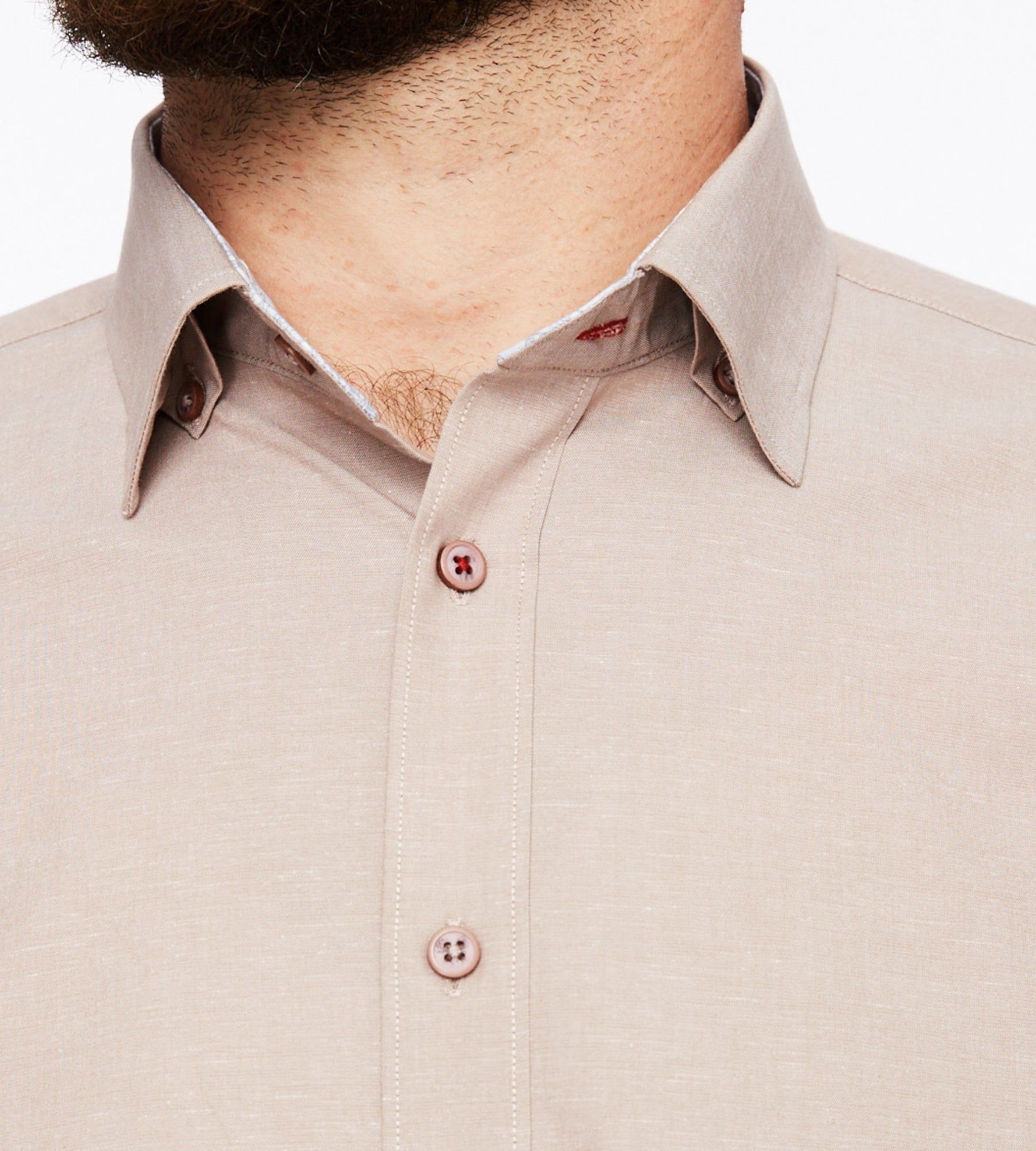 Linen-Blend Short Sleeve Sport Shirt sold by Mr. Big and Tall product image thumbnail 10
