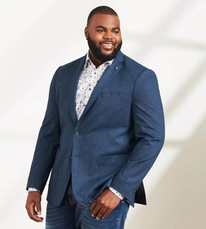 Modern Fit Tonal Knit Sport Jacket sold by Mr. Big and Tall