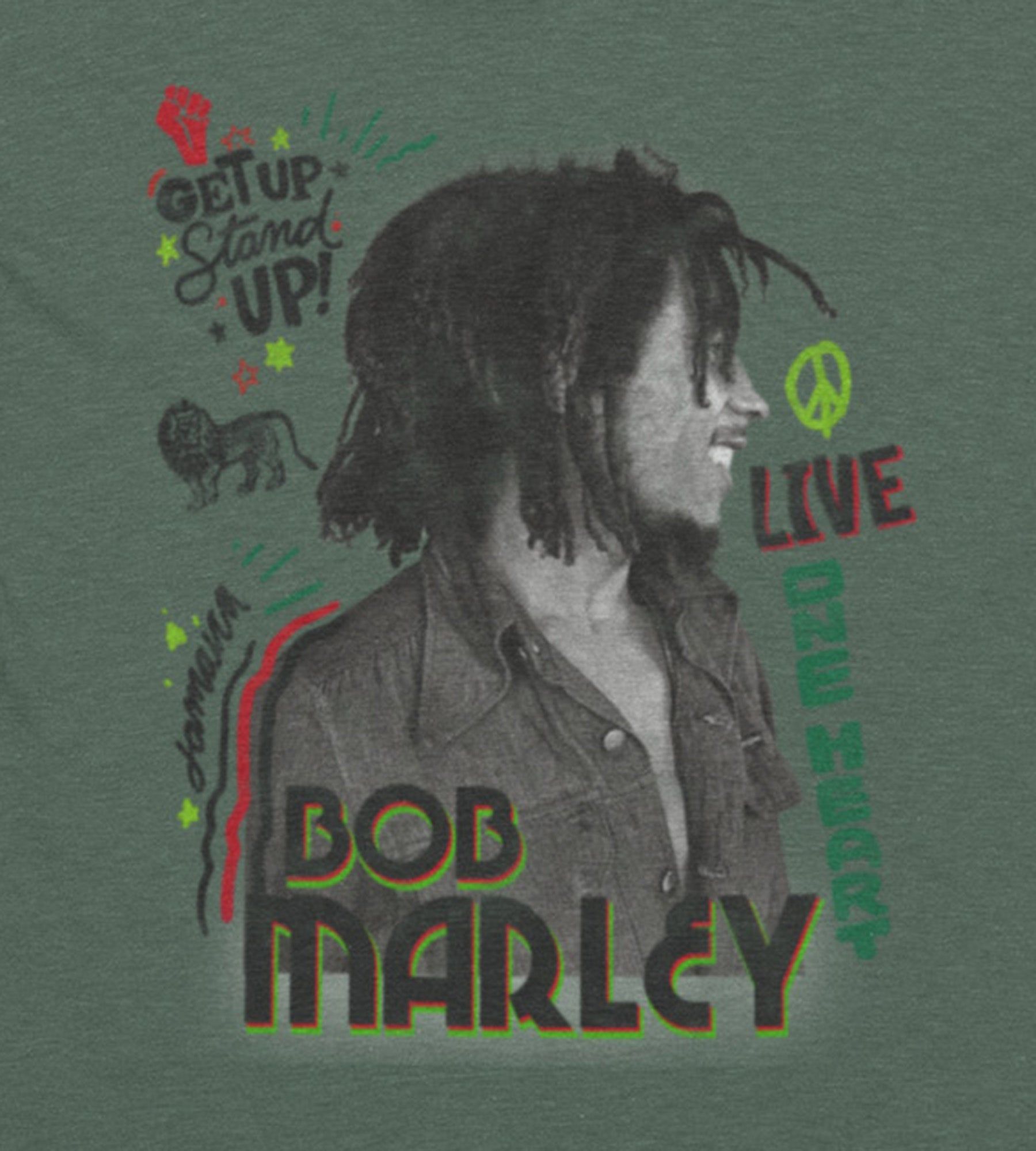 Bob Marley Graphic Tee sold by Mr. Big and Tall product image thumbnail 2