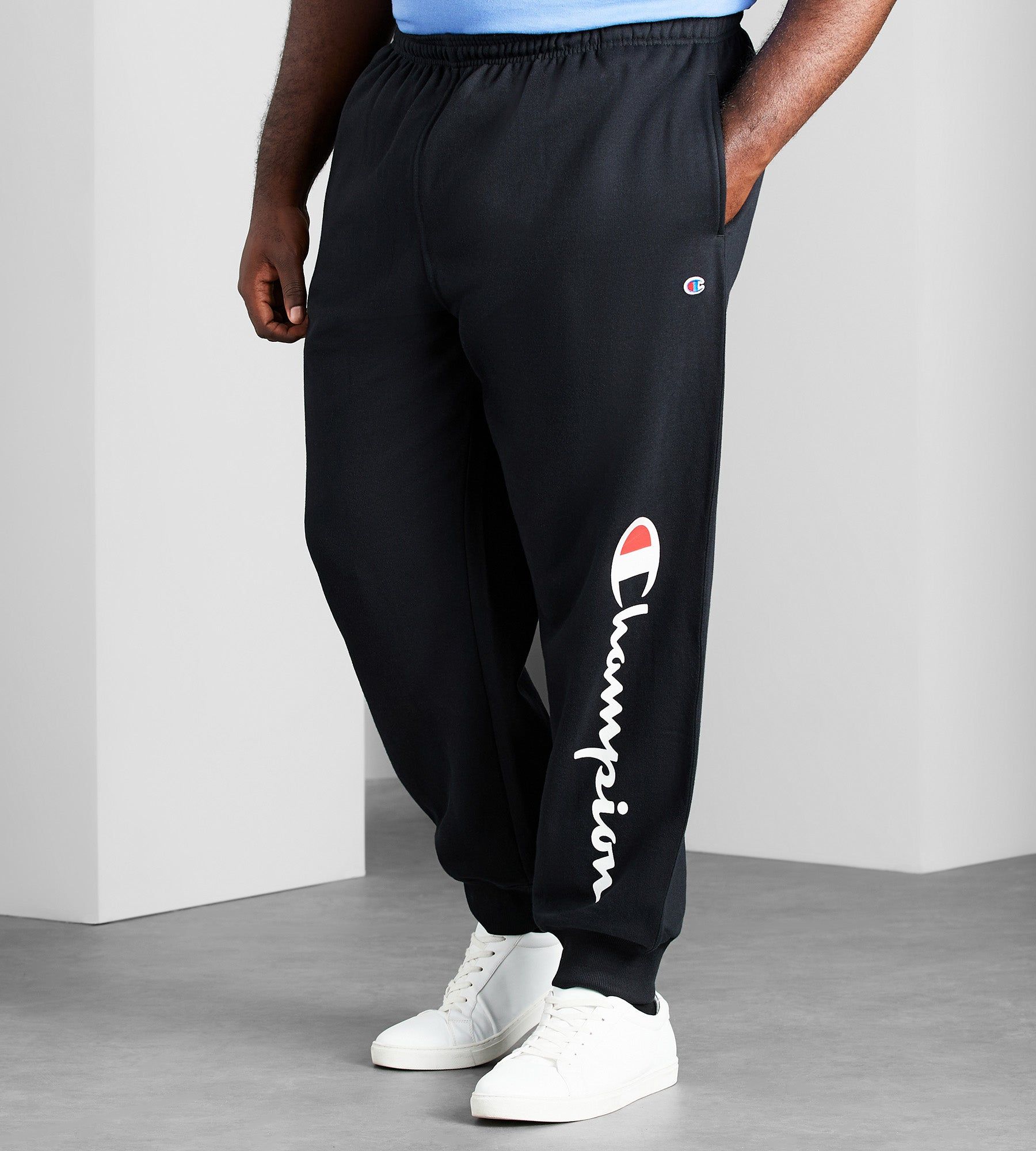 Powerblend Script Logo Joggers sold by Mr. Big and Tall