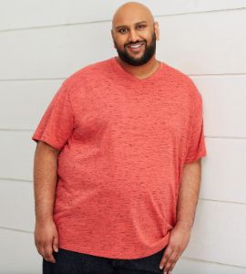 Ultimate Space-Dye V-Neck Tee sold by Mr. Big and Tall
