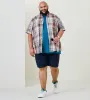 Easy Care Plaid Short Sleeve Sport Shirt sold by Mr. Big and Tall
