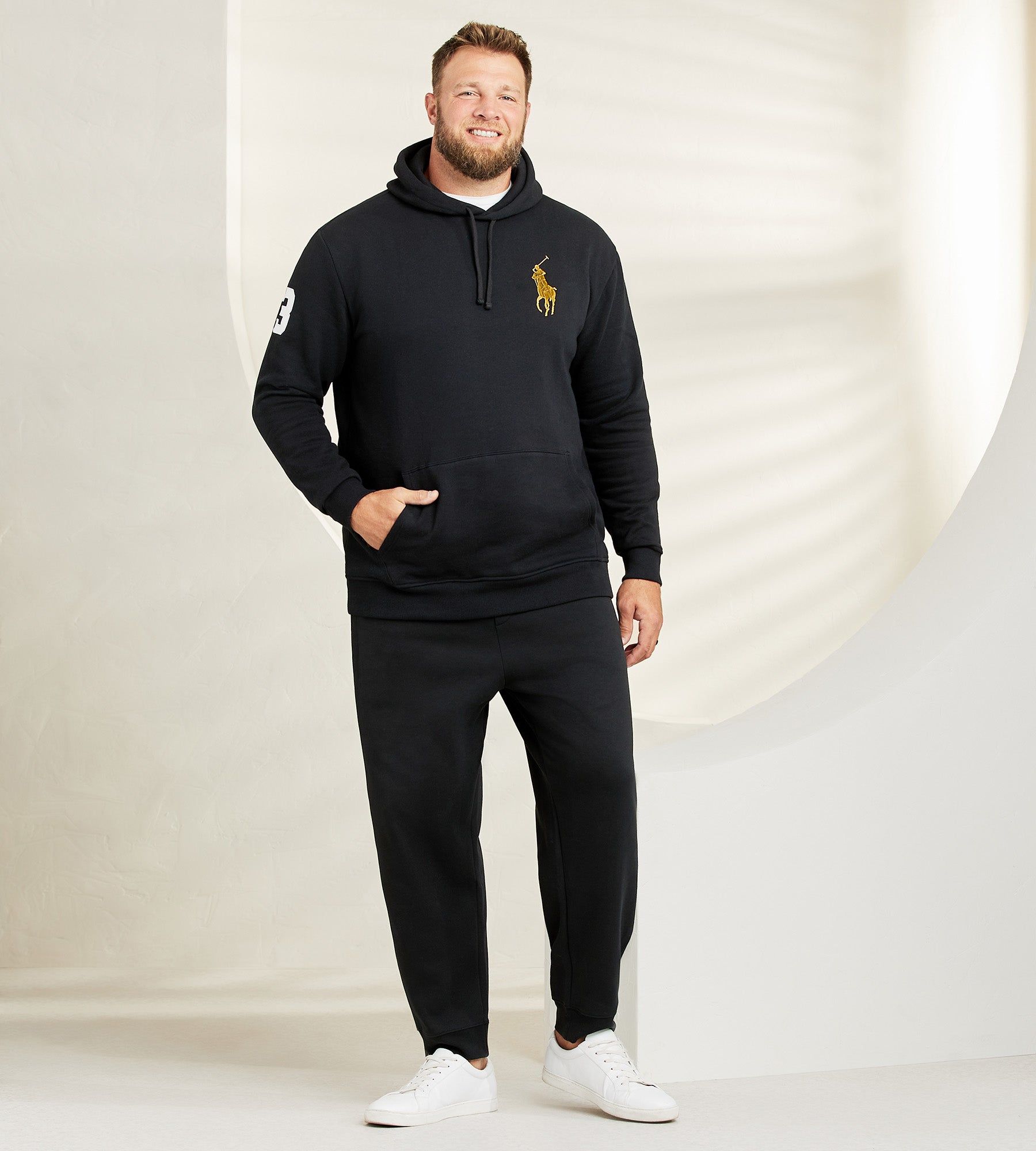 Big Pony Fleece Hoodie sold by Mr. Big and Tall product image thumbnail 4