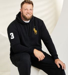 Big Pony Fleece Hoodie sold by Mr. Big and Tall