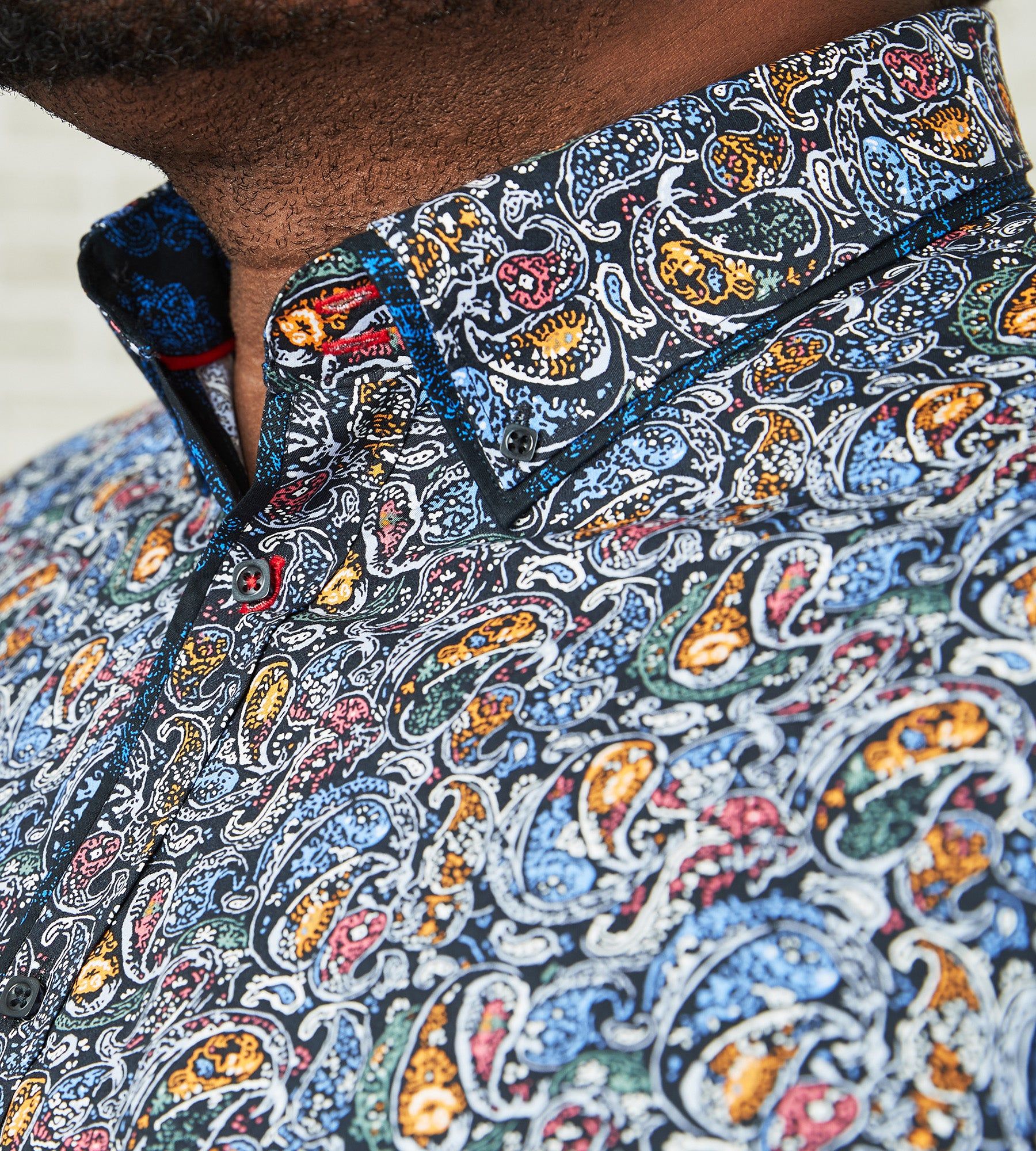 Non-Iron Double Collar Long Sleeve Sport Shirt sold by Mr. Big and Tall product image thumbnail 2