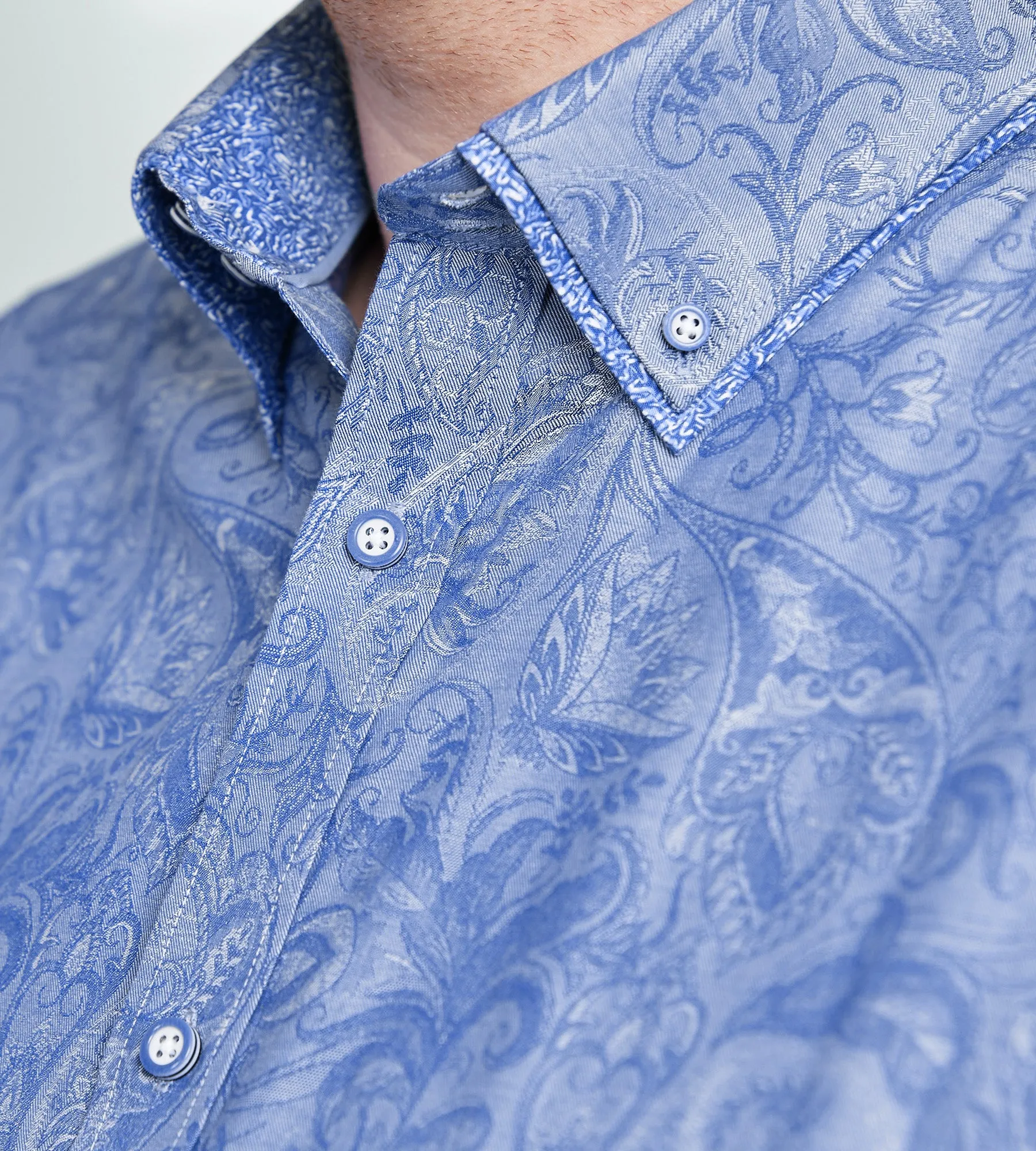 Double Collar Sport Shirt sold by Mr. Big and Tall product image thumbnail 3