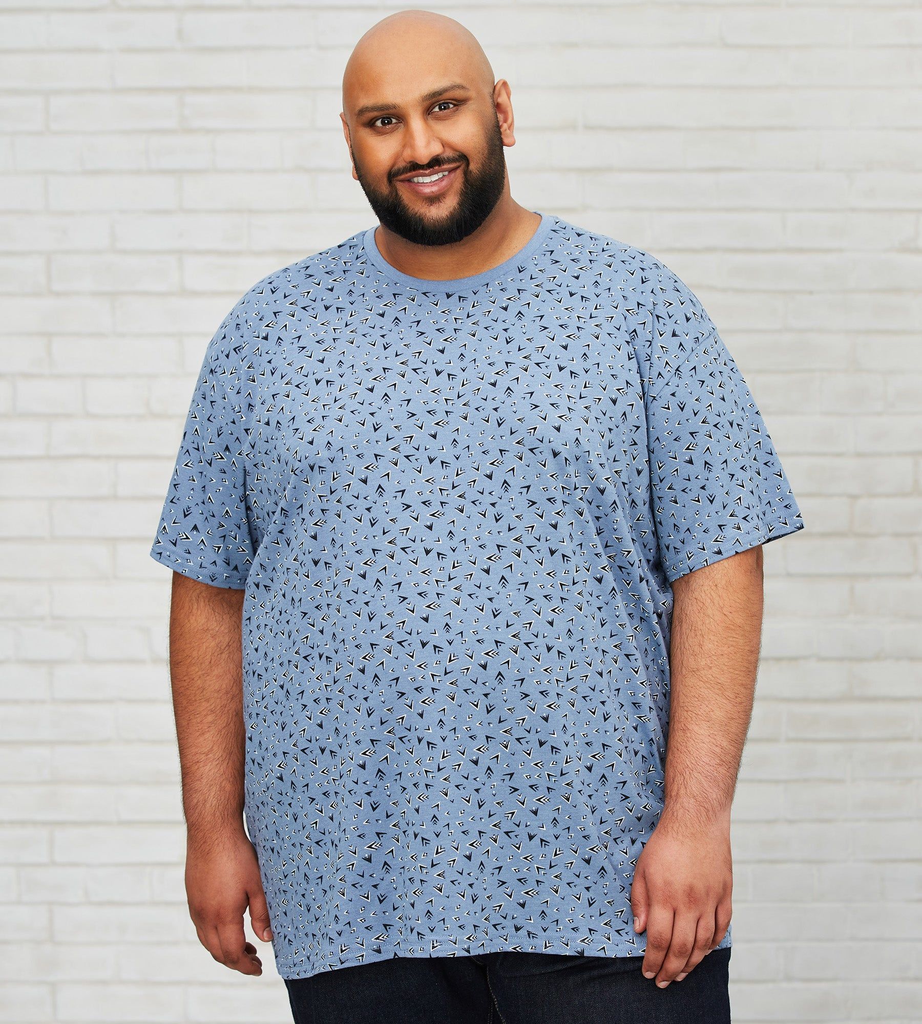 Ultimate Printed Crew Neck Tee sold by Mr. Big and Tall product image thumbnail 5