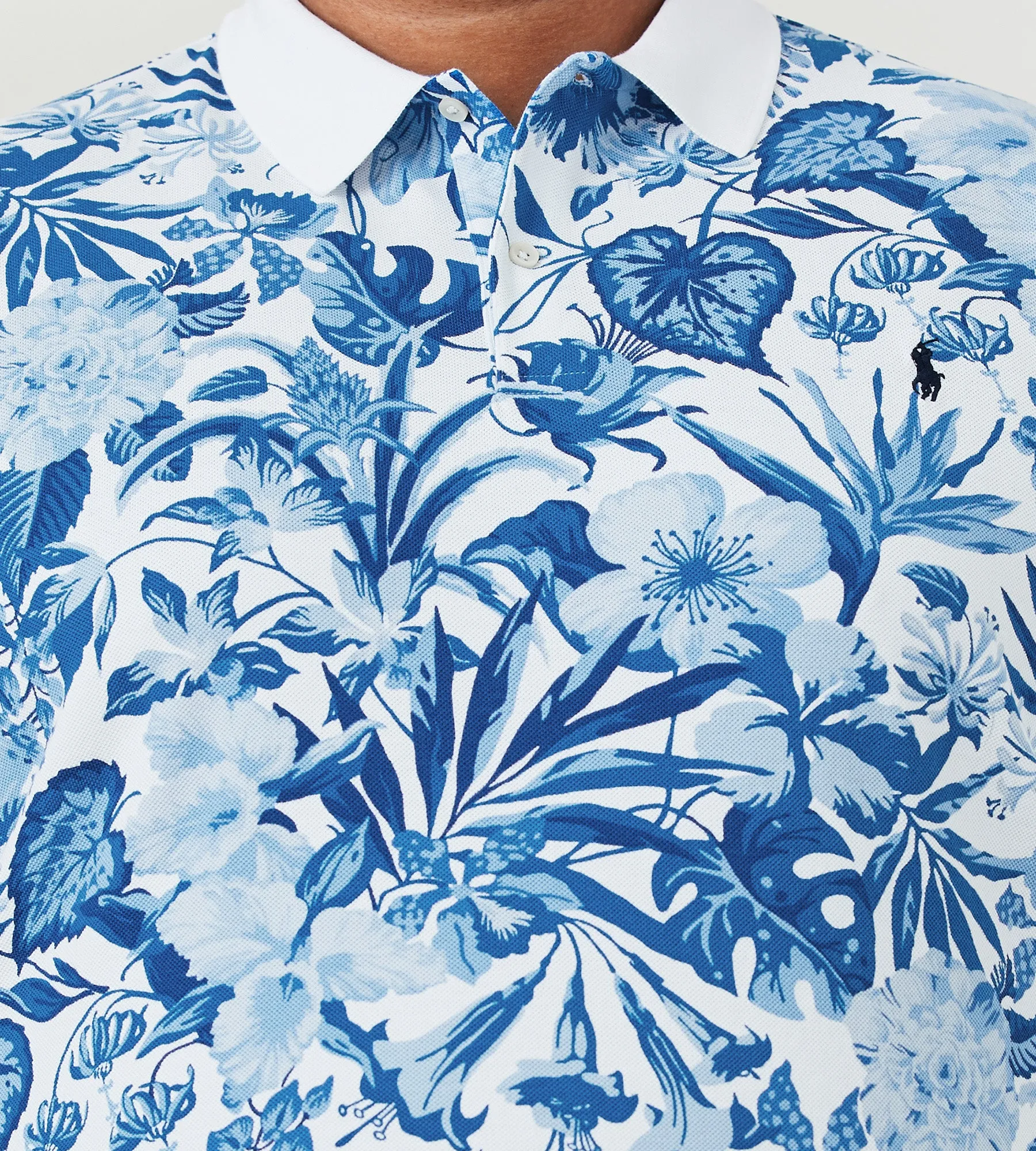 Printed Mesh Polo sold by Mr. Big and Tall product image thumbnail 2
