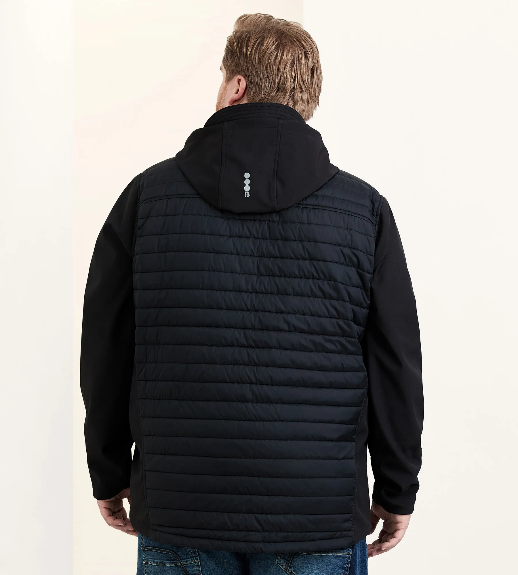 Hybrid Hooded Jacket sold by Mr. Big and Tall product image thumbnail 3