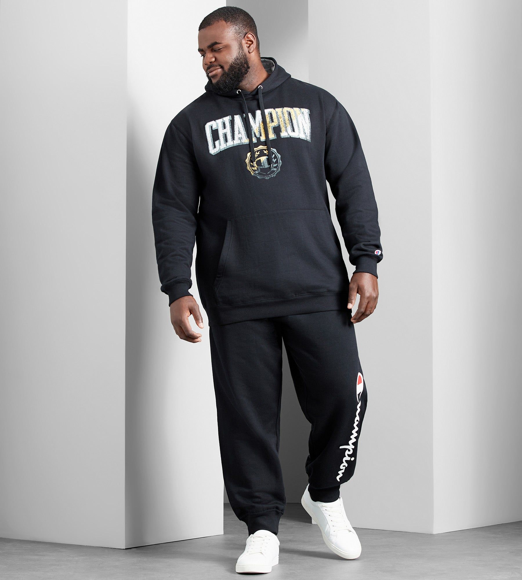 Varsity Logo Hoodie sold by Mr. Big and Tall product image thumbnail 3