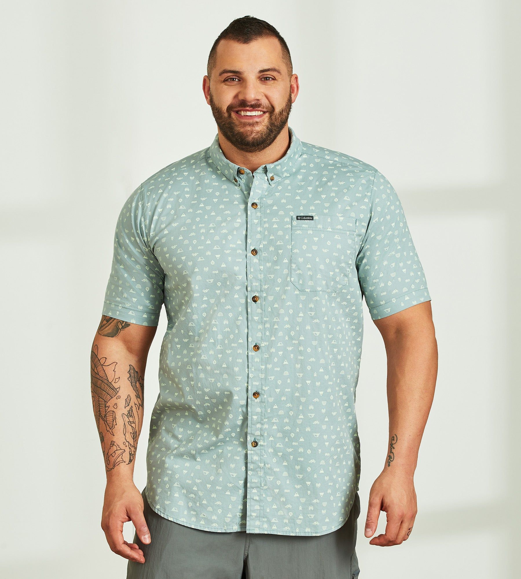 Rapid Rivers Short Sleeve Sport Shirt sold by Mr. Big and Tall product image thumbnail 3