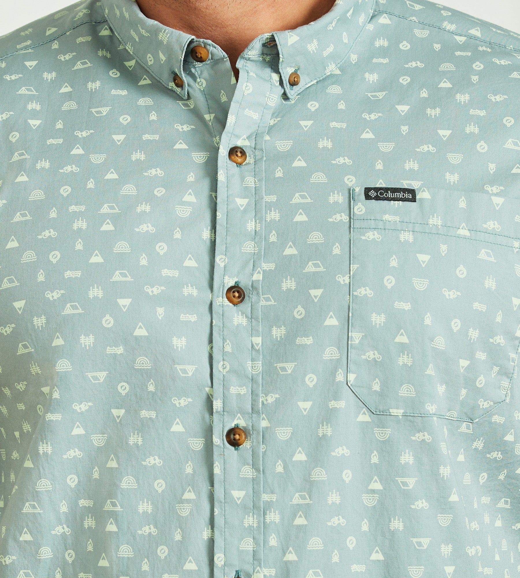 Rapid Rivers Short Sleeve Sport Shirt sold by Mr. Big and Tall product image thumbnail 4