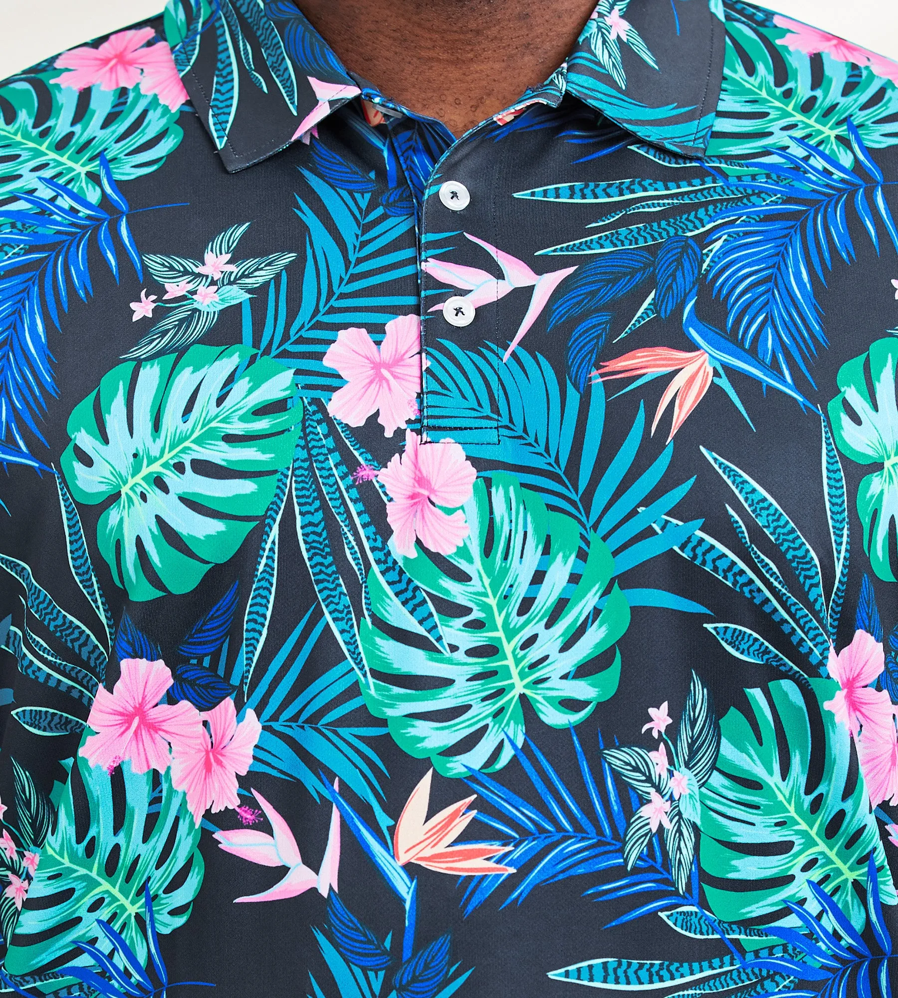Active Floral Print Polo sold by Mr. Big and Tall product image thumbnail 2