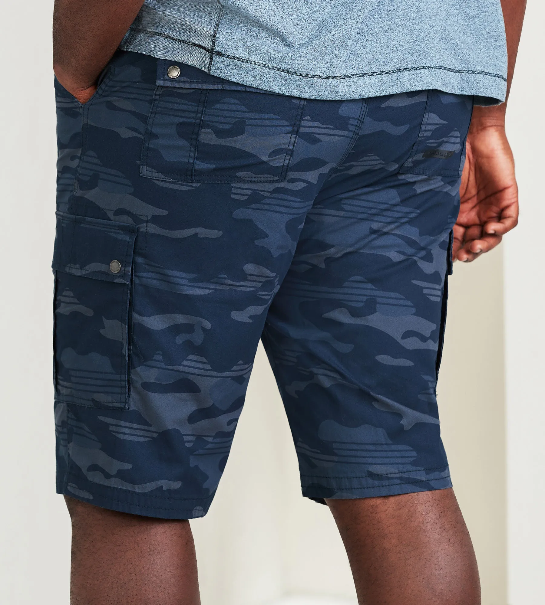 Belted Camo Cargo Shorts sold by Mr. Big and Tall product image thumbnail 3