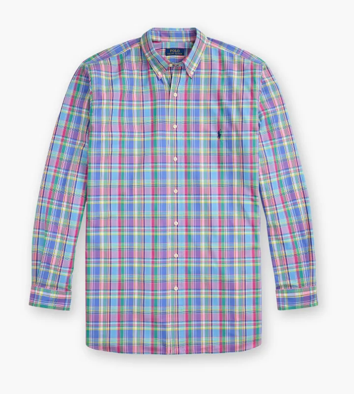 Plaid Poplin Shirt sold by Mr. Big and Tall