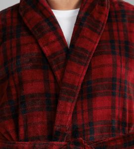 Plaid Plush Robe sold by Mr. Big and Tall