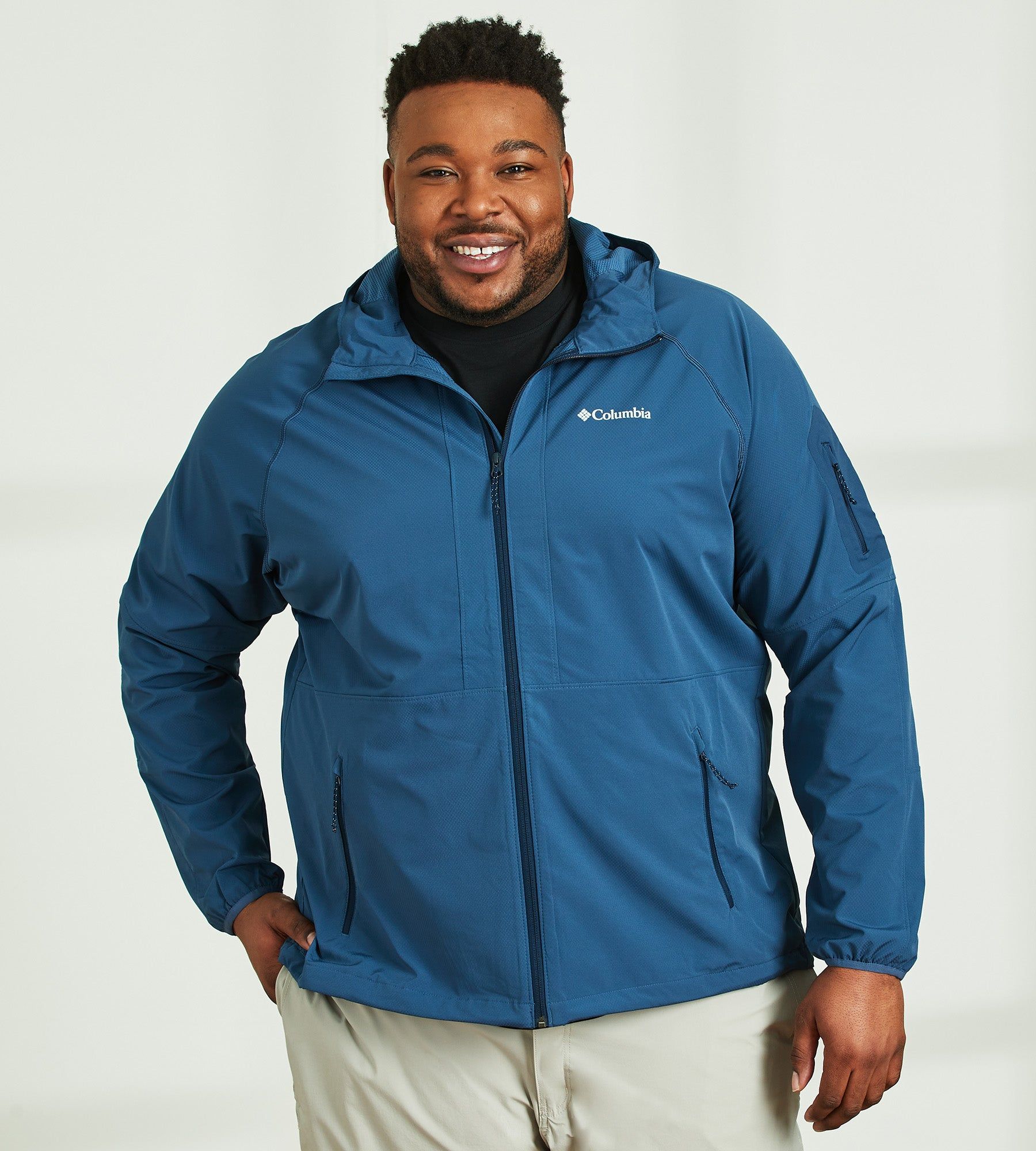 Tall Heights™ Hooded Softshell Jacket sold by Mr. Big and Tall