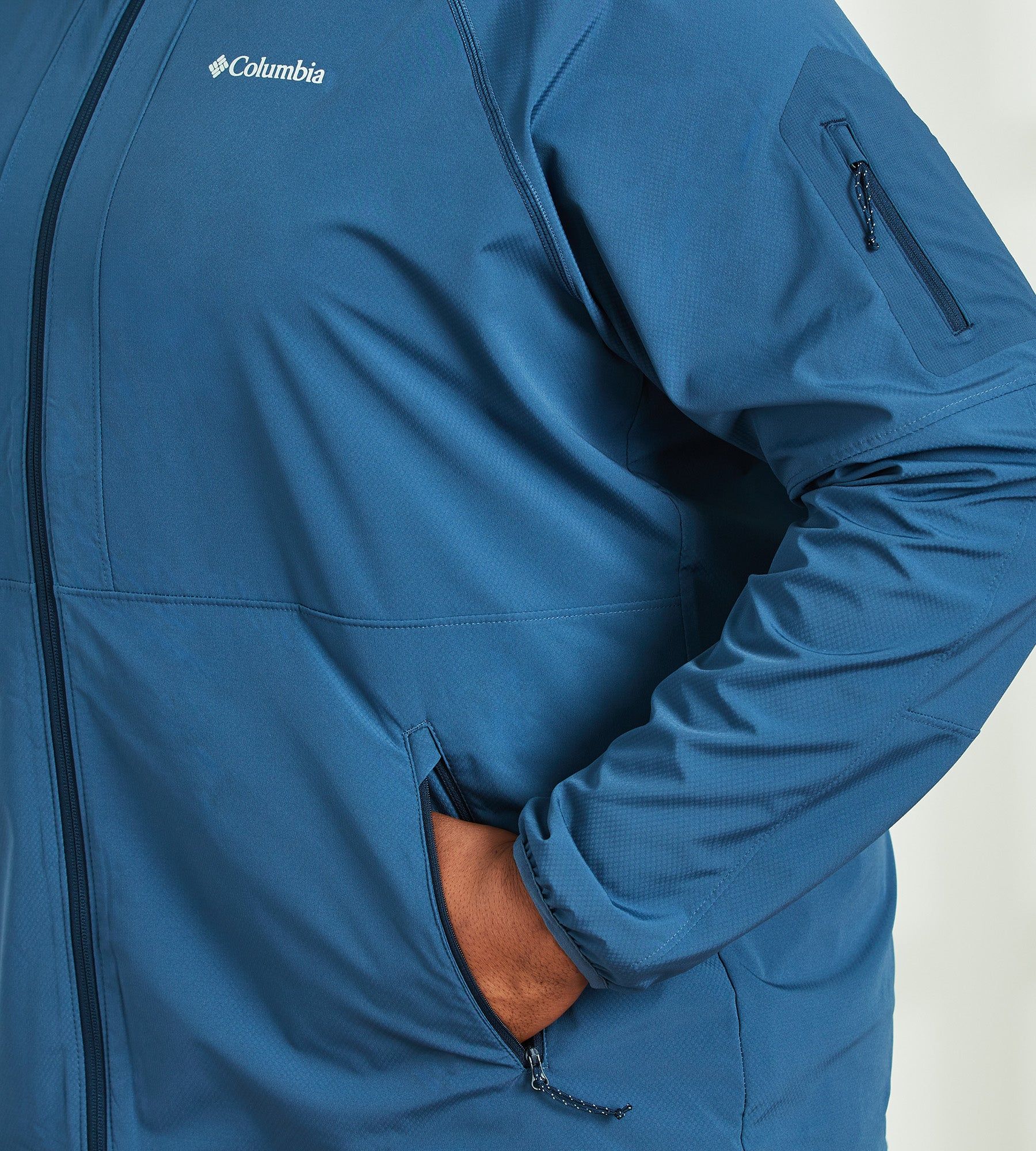 Tall Heights™ Hooded Softshell Jacket sold by Mr. Big and Tall product image thumbnail 4