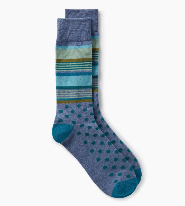 Stripe & Dot Socks sold by Mr. Big and Tall