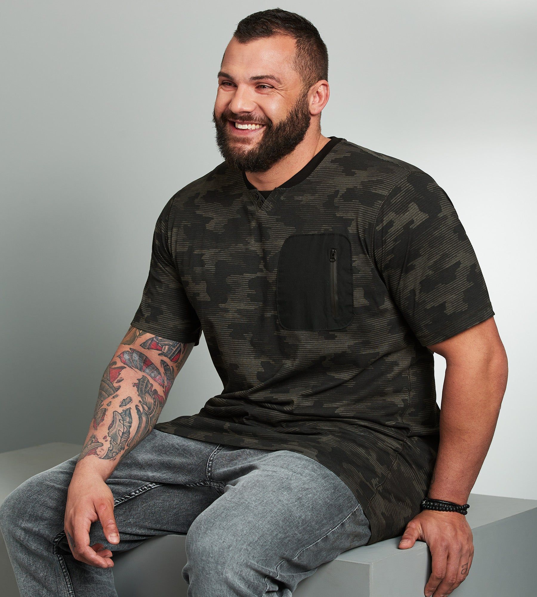 Camo Printed Tee sold by Mr. Big and Tall