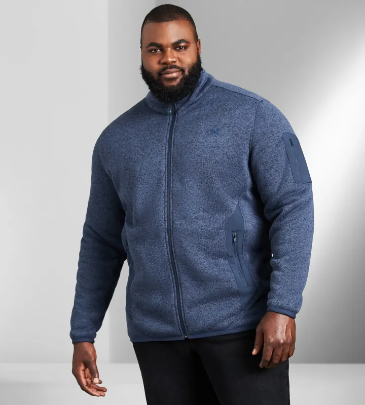 Full-Zip Sweater Knit sold by Mr. Big and Tall