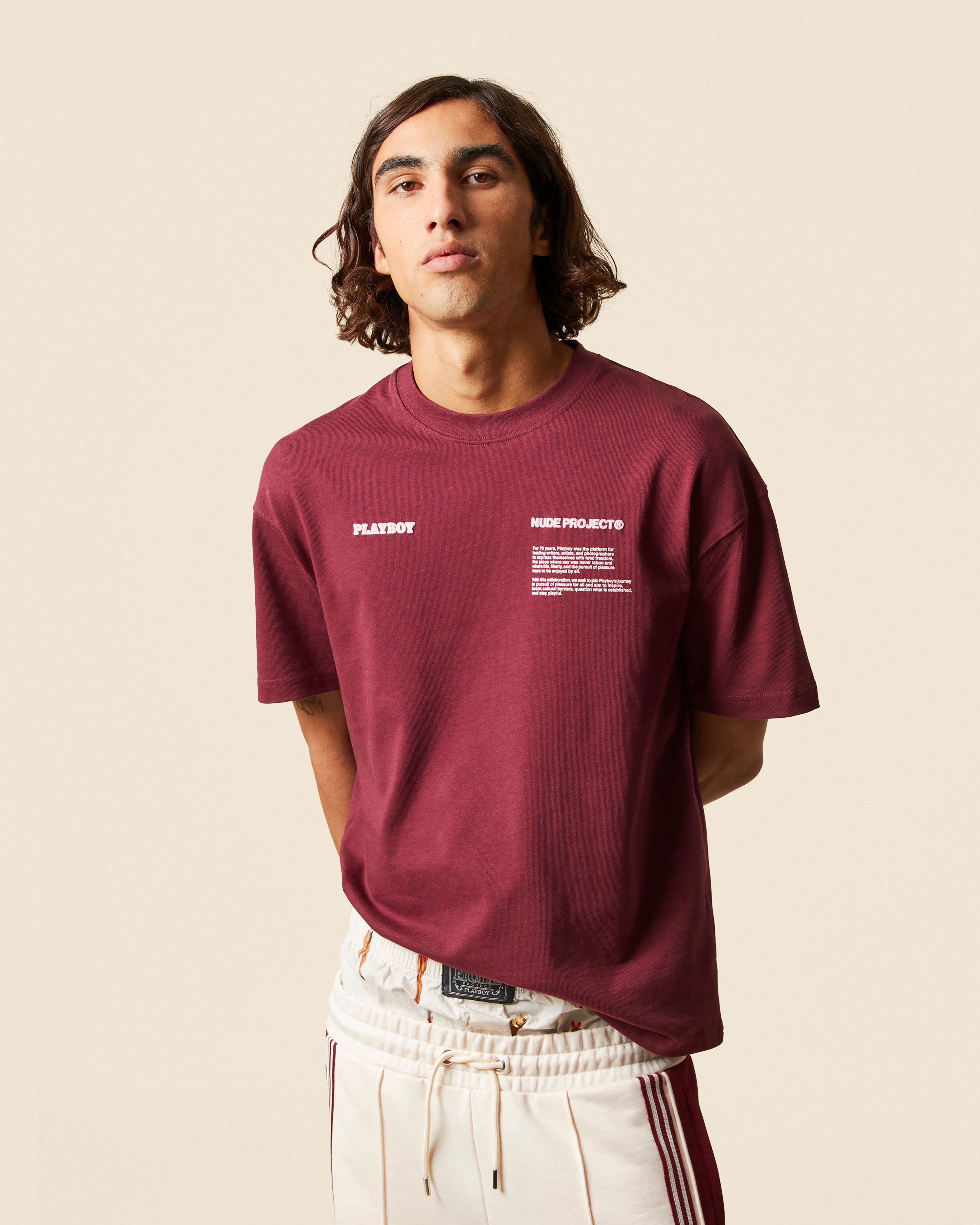 ICONIC TEE BURGUNDY sold by Nude Project product image thumbnail 2