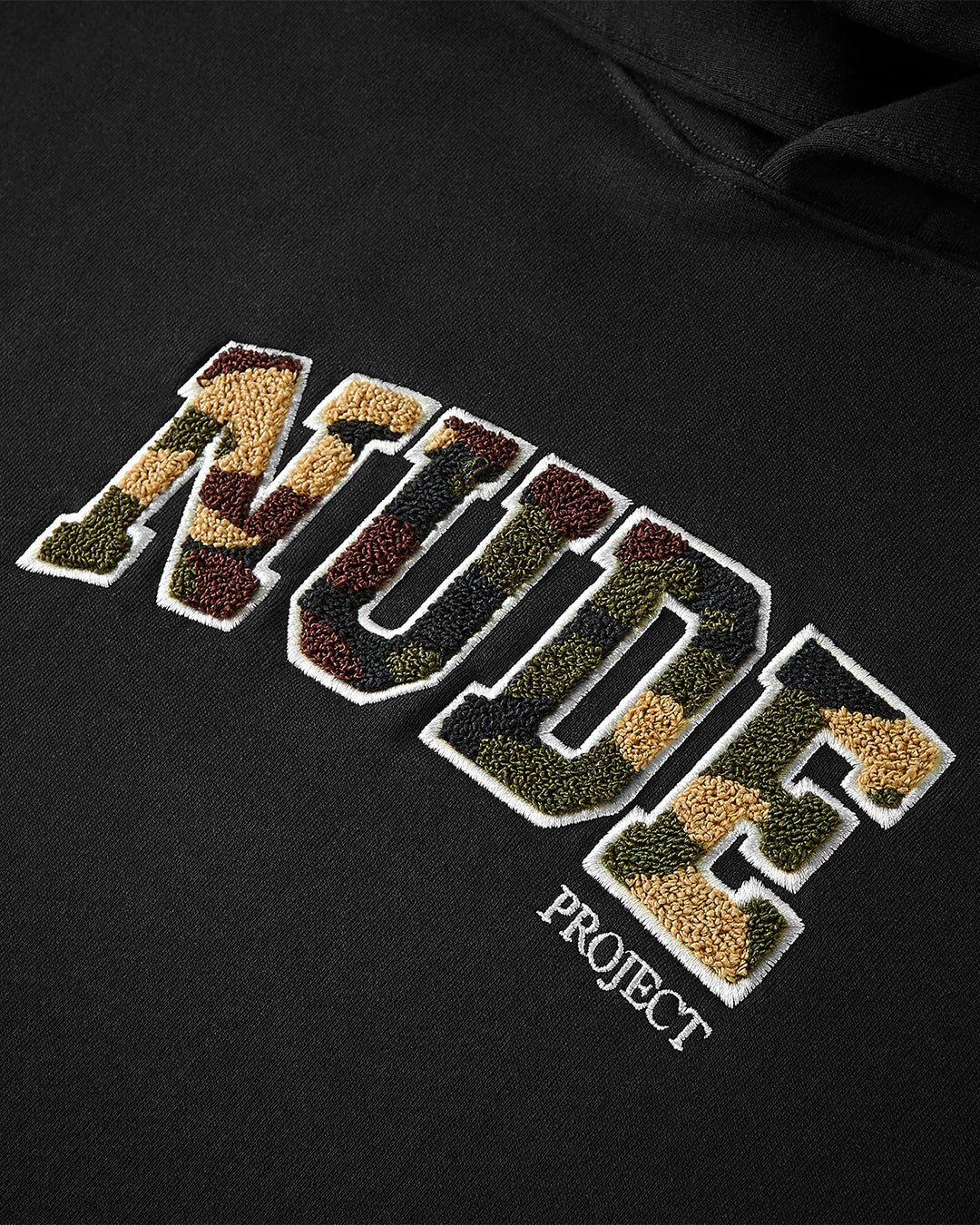 VARSITY HOOD CAMO BLACK sold by Nude Project product image thumbnail 3