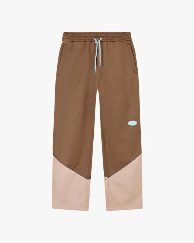 RACER TRACKPANTS BROWN sold by Nude Project