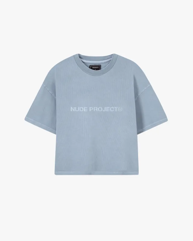 BOXY TEE ICE GREY sold by Nude Project