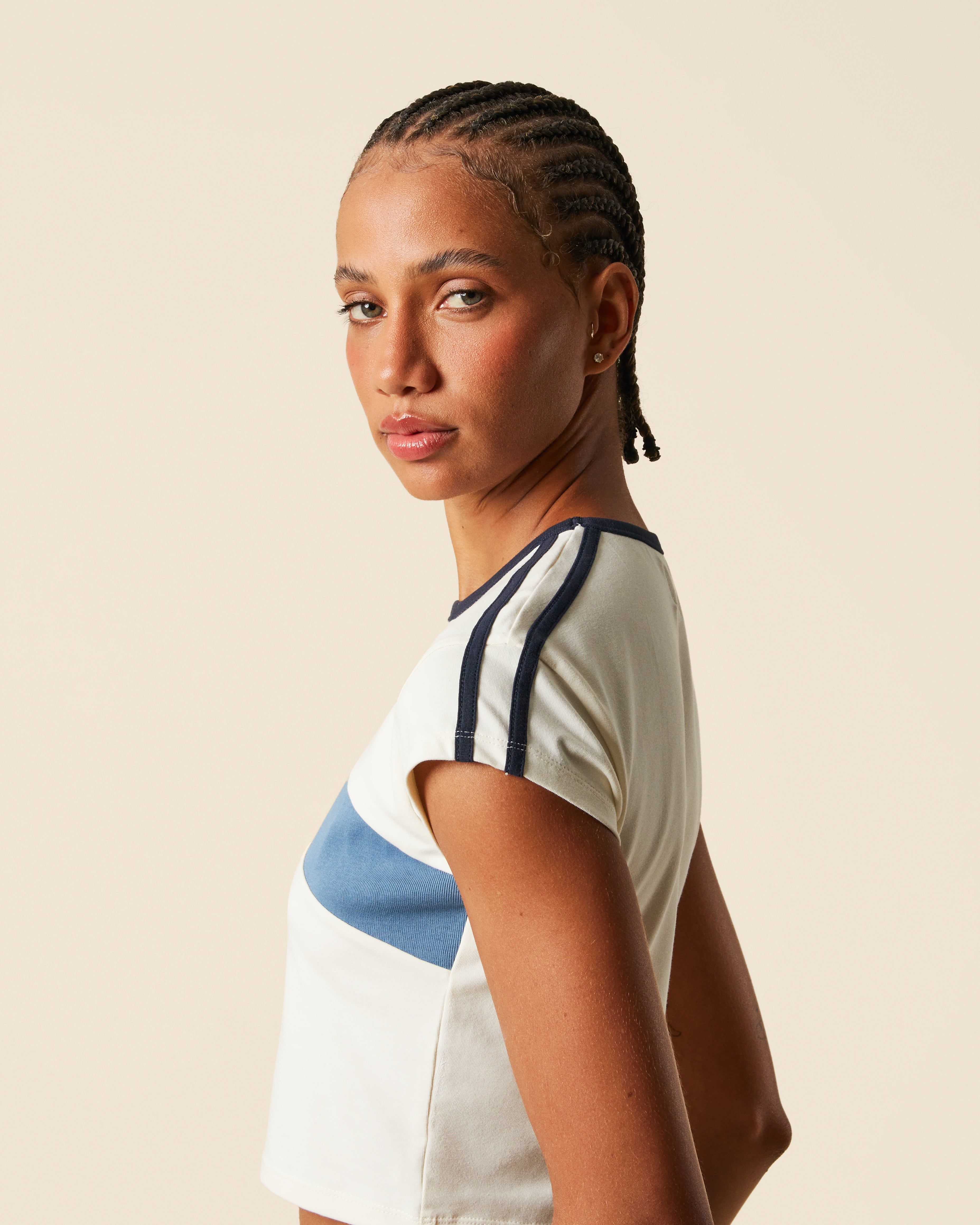 ATLAS BABY TEE OFF-WHITE sold by Nude Project product image thumbnail 5