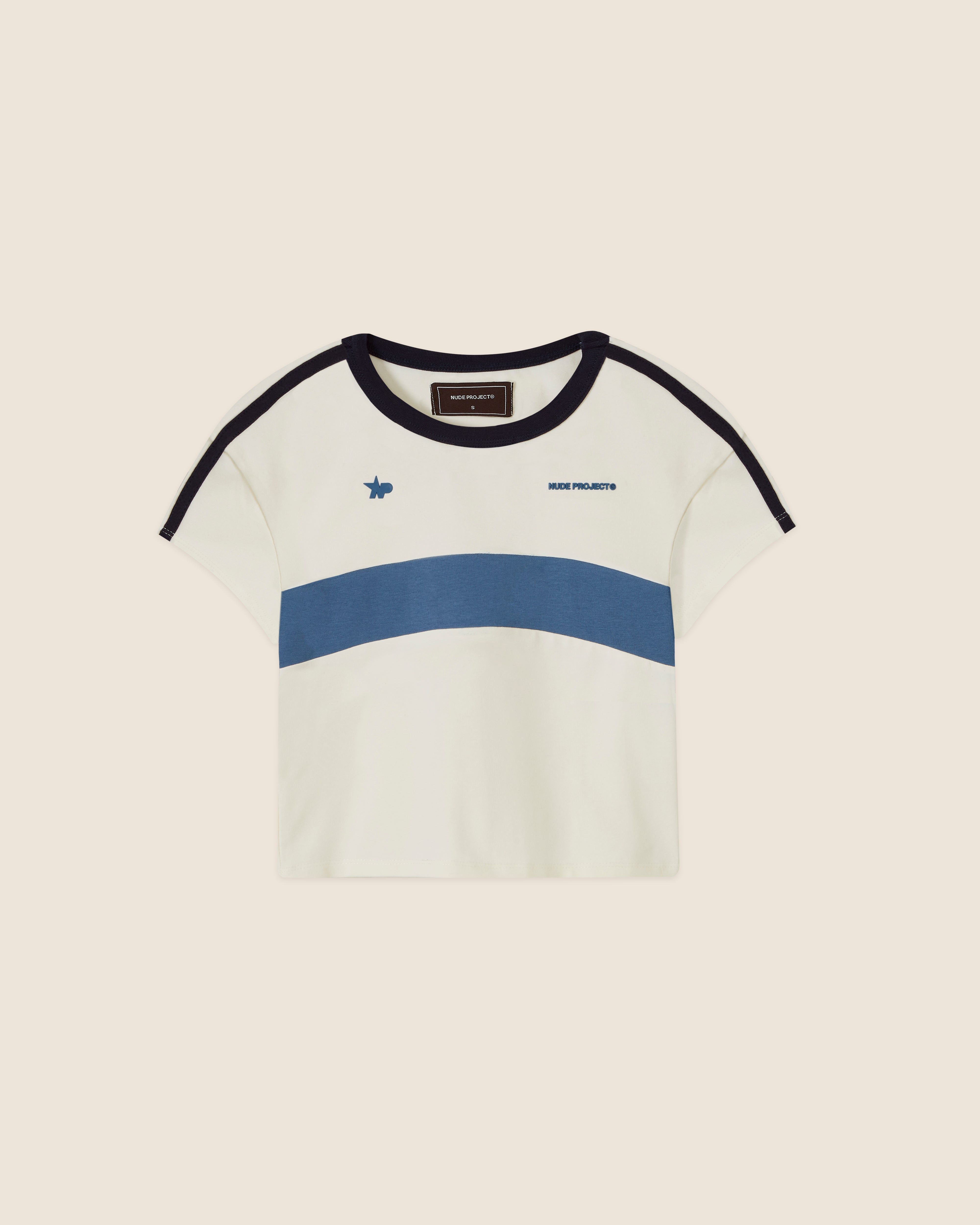 ATLAS BABY TEE OFF-WHITE sold by Nude Project