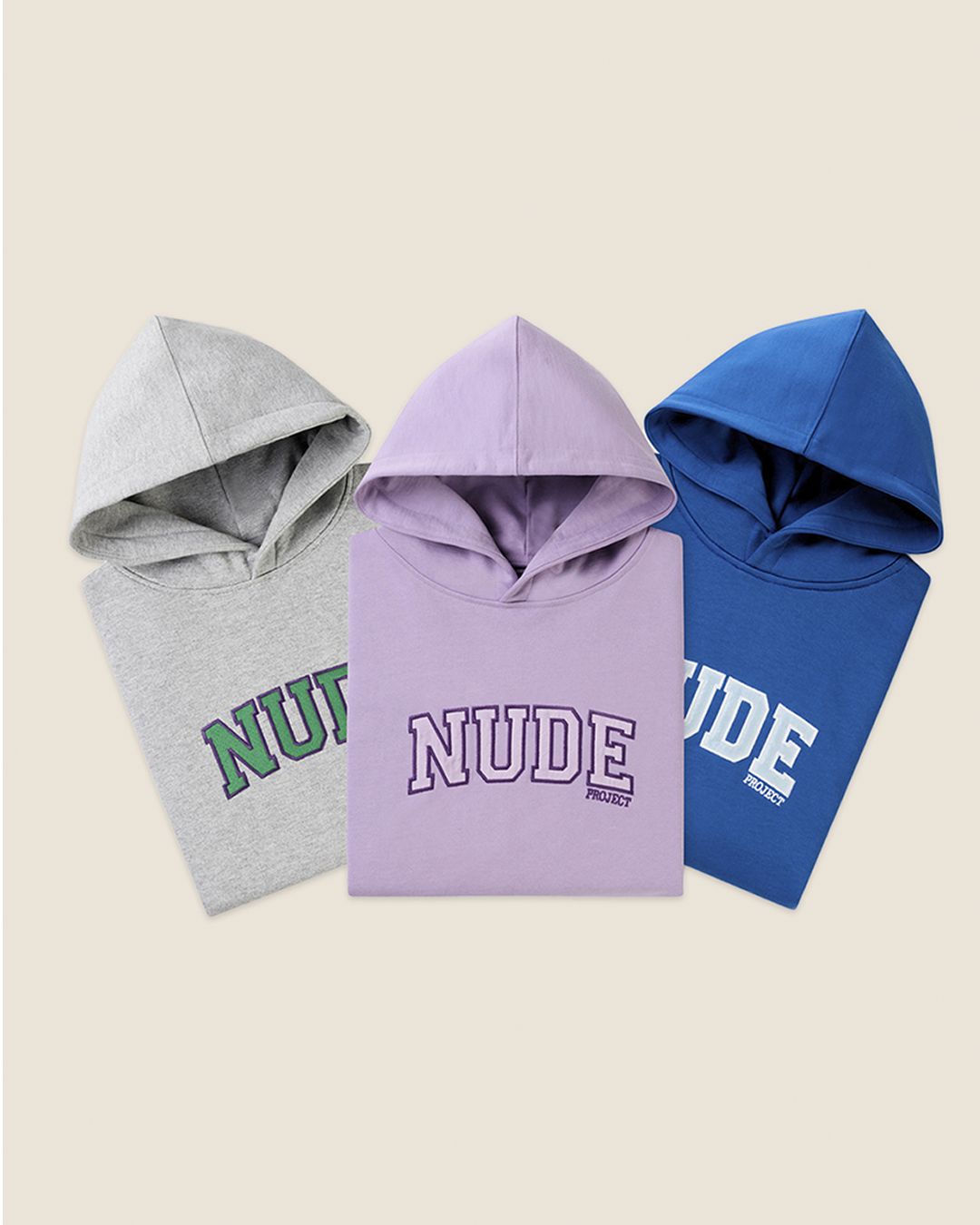 VARSITY HOOD COBALT BLUE sold by Nude Project product image thumbnail 3