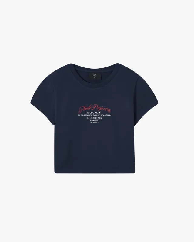 NAUTIC TOP NAVY sold by Nude Project