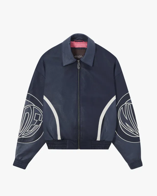 "THE" LEATHER JACKET NAVY sold by Nude Project