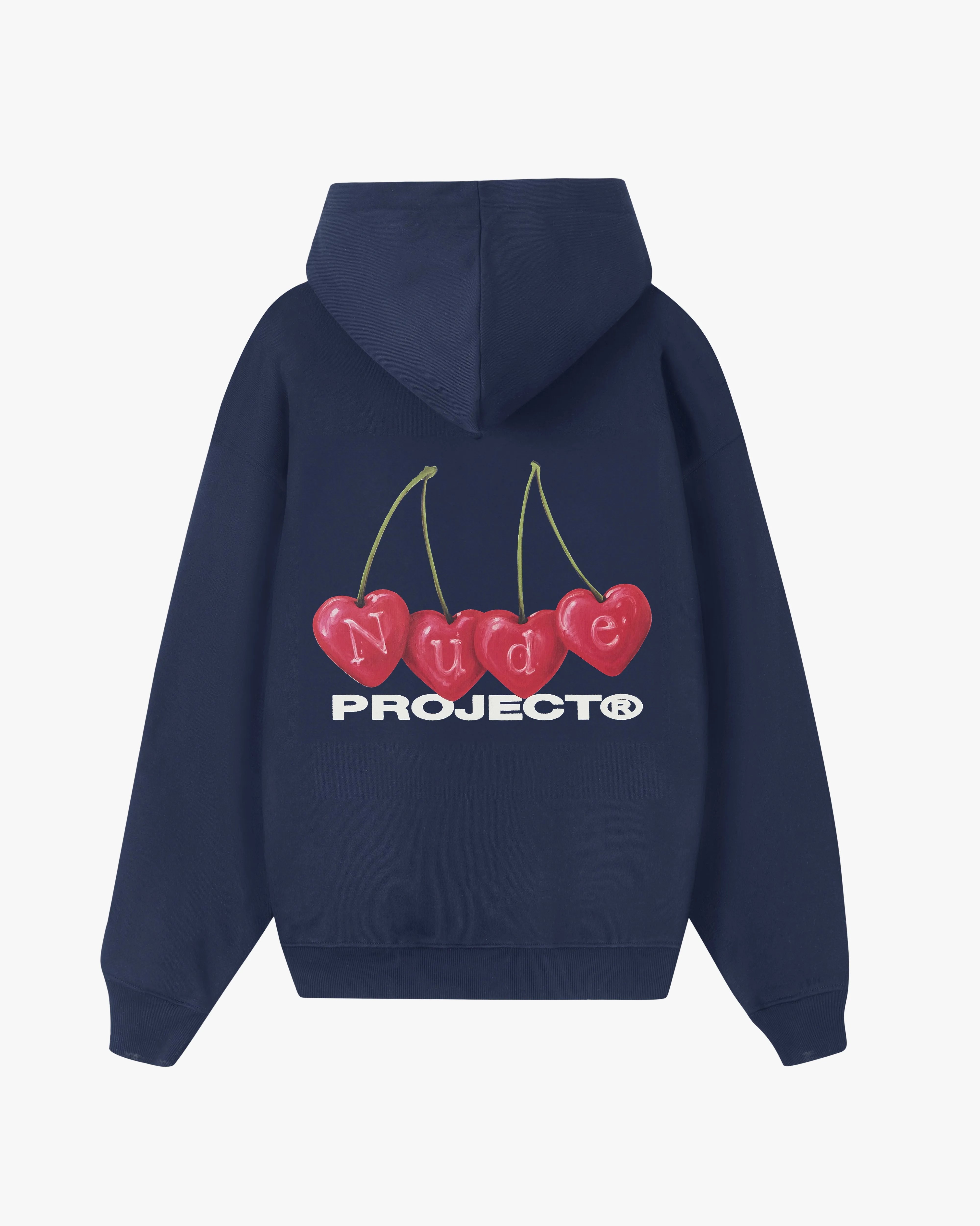 Cherry Hoodie Navy sold by Nude Project