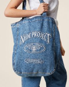 DENIM TOTE BAG BLUE sold by Nude Project