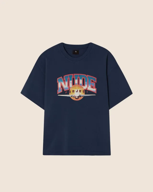 JET TEE NAVY sold by Nude Project