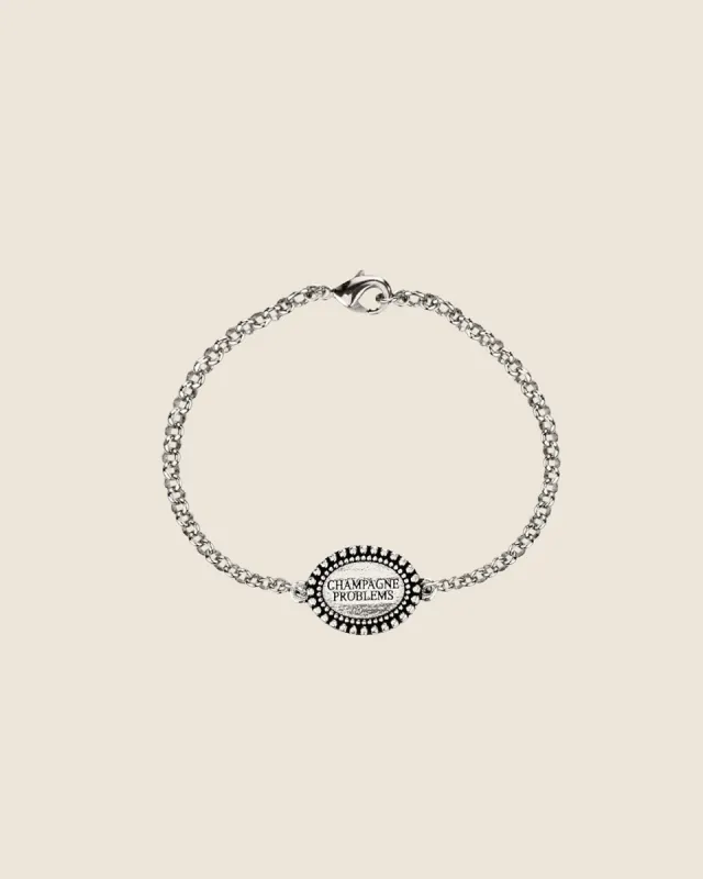 CHAMPAGNE PROBLEMS BRACELET SILVER sold by Nude Project