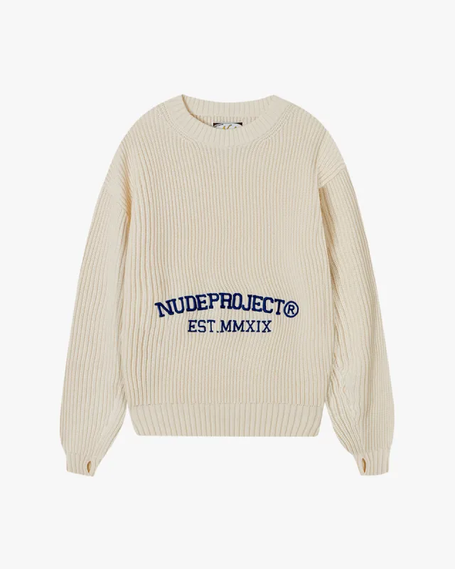 ESSENTIAL SWEATER MARSHMALLOW sold by Nude Project