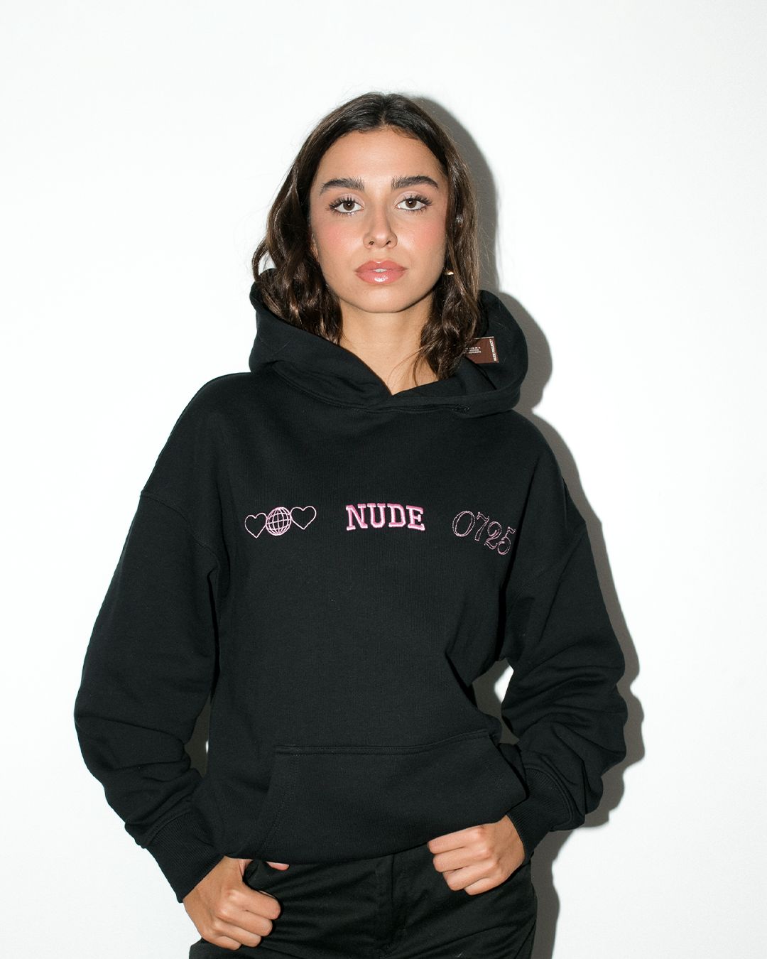 WORLDWIDE HOOD BLACK sold by Nude Project product image thumbnail 4