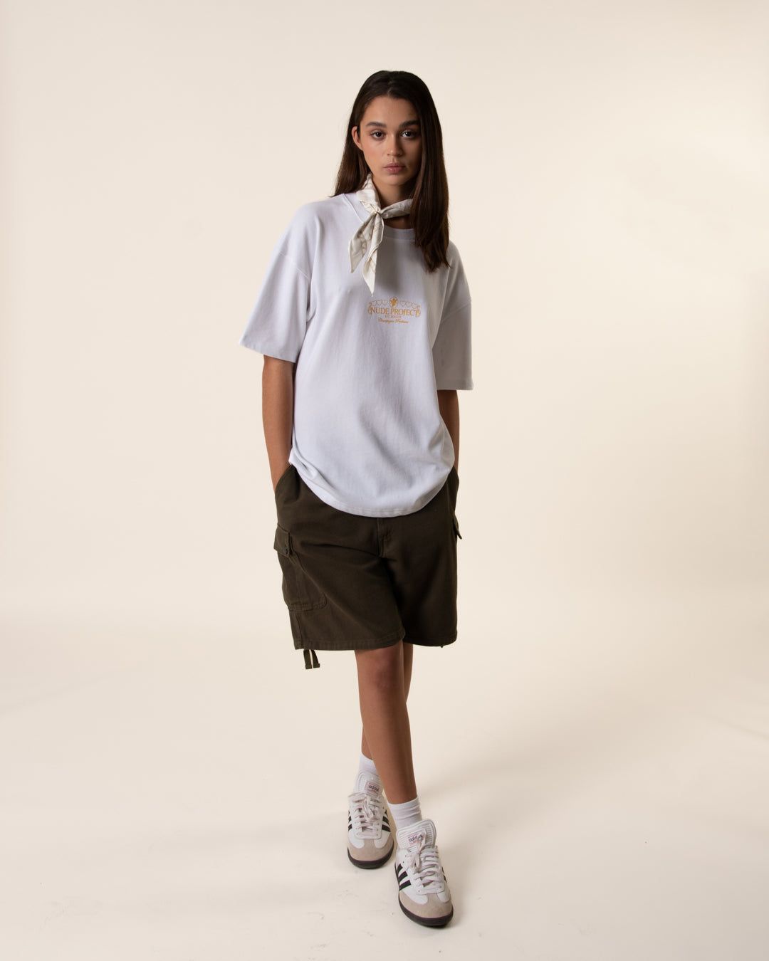 CHAMPAGNE PROBLEMS TEE WHITE sold by Nude Project product image thumbnail 4