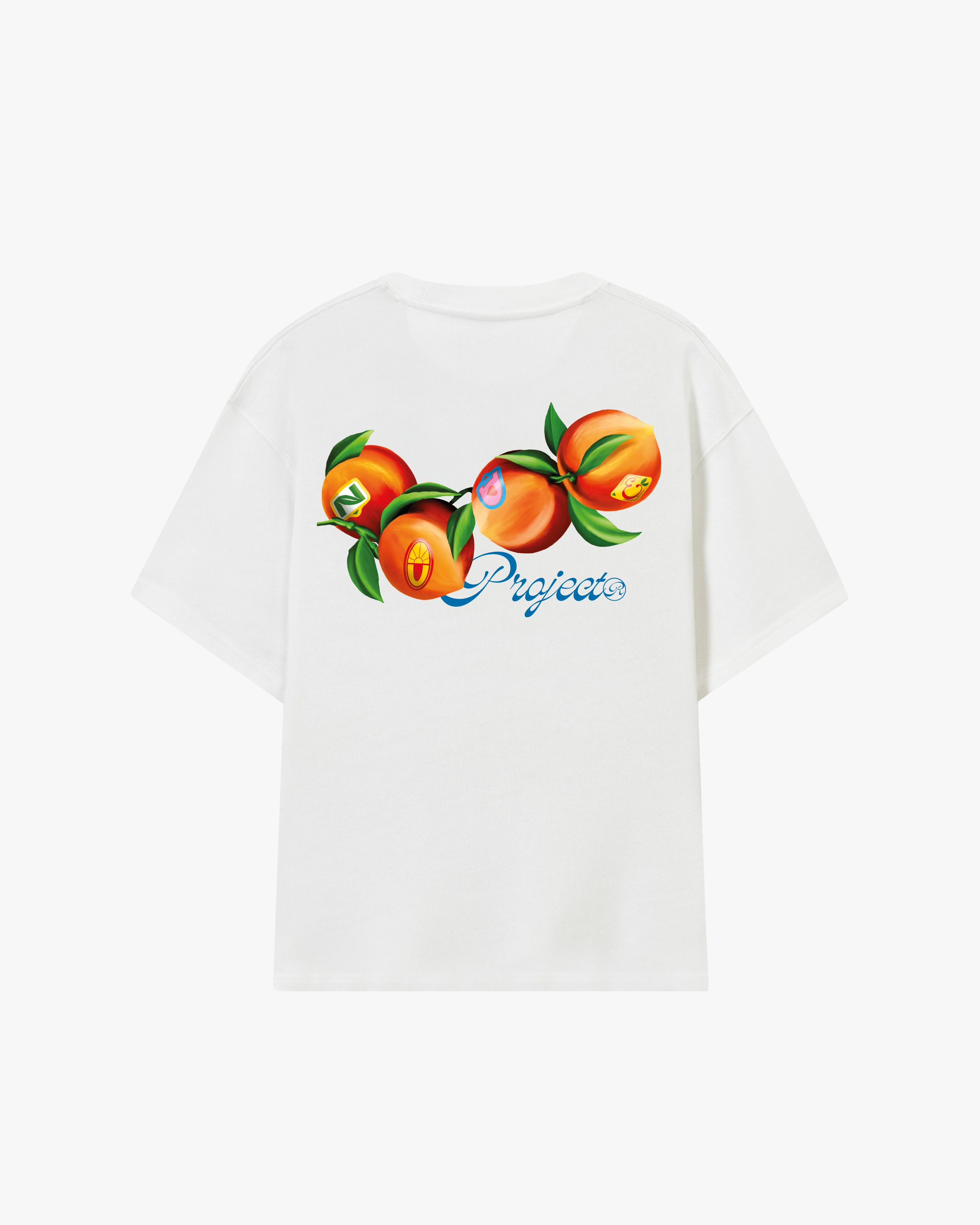 Peach Tee White sold by Nude Project