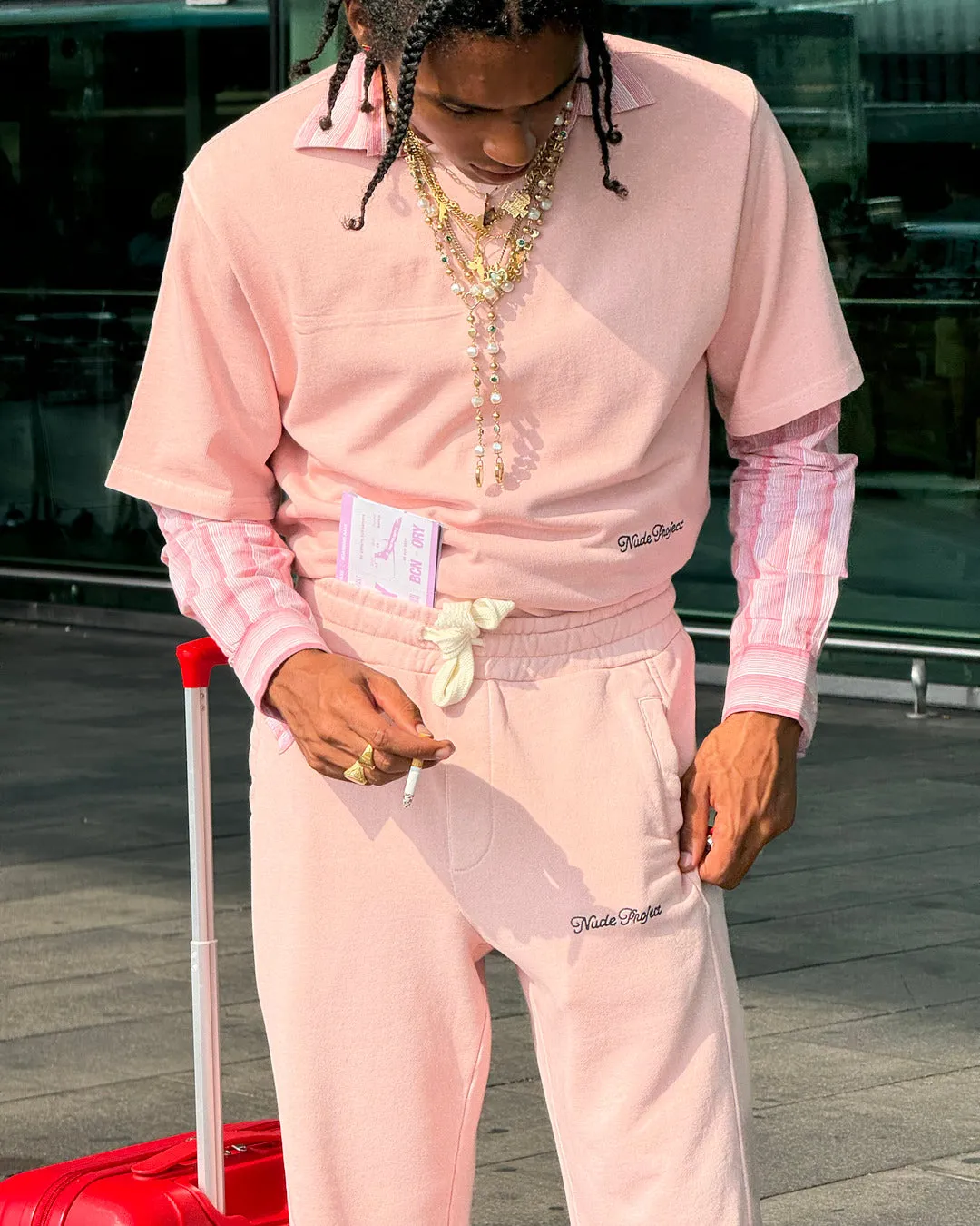 Perfect Boxy Tee Pink sold by Nude Project product image thumbnail 4