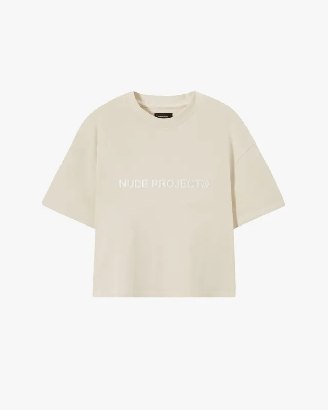 BOXY TEE MARSHMALLOW sold by Nude Project