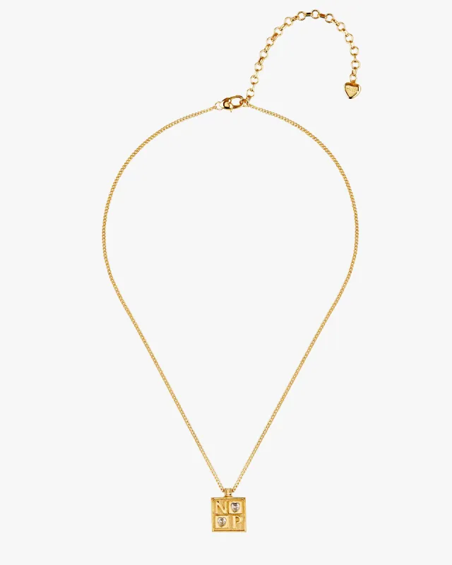 CHESS NECKLACE GOLD sold by Nude Project
