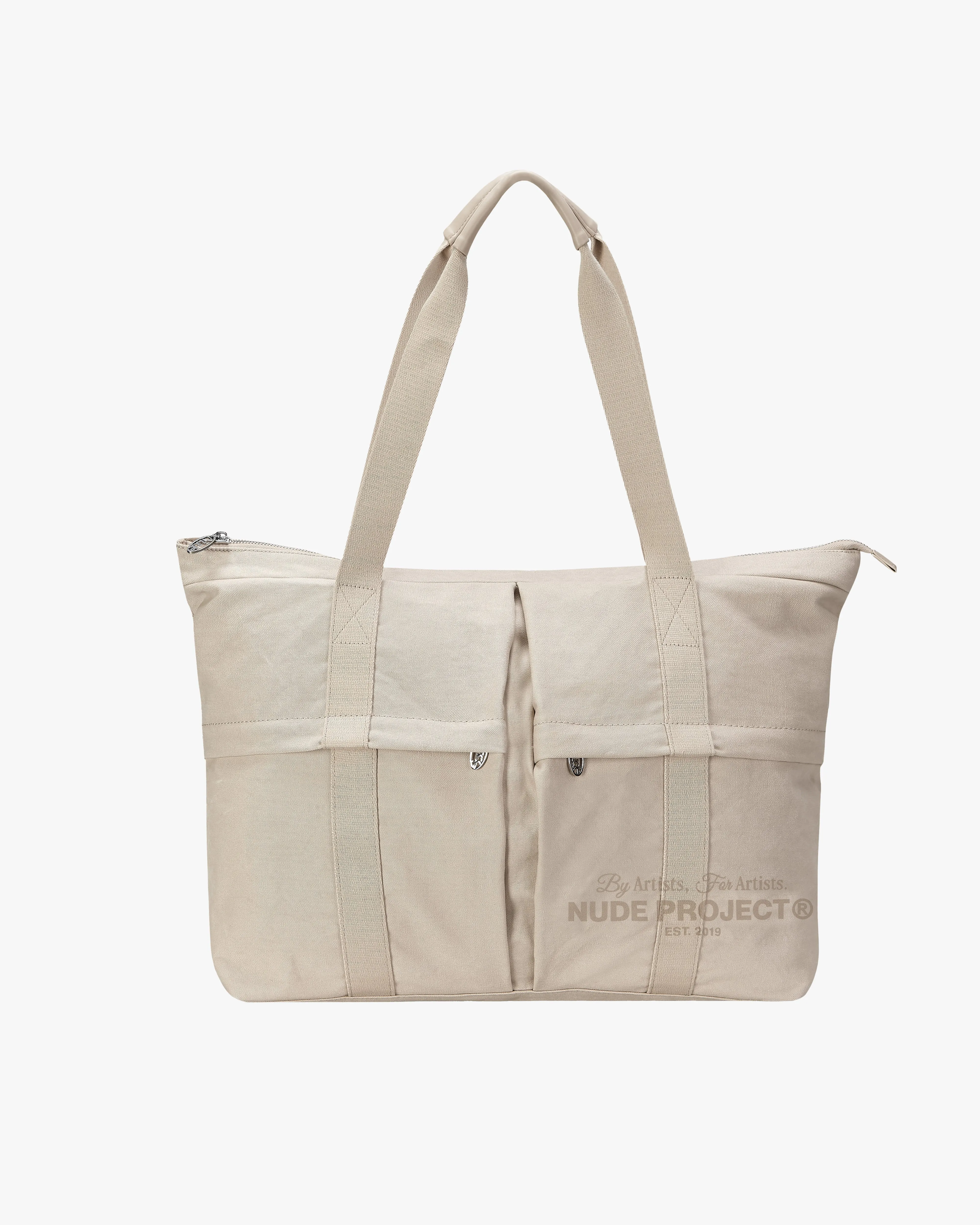 SHOPPER ARMY WASHED BEIGE | Parallel