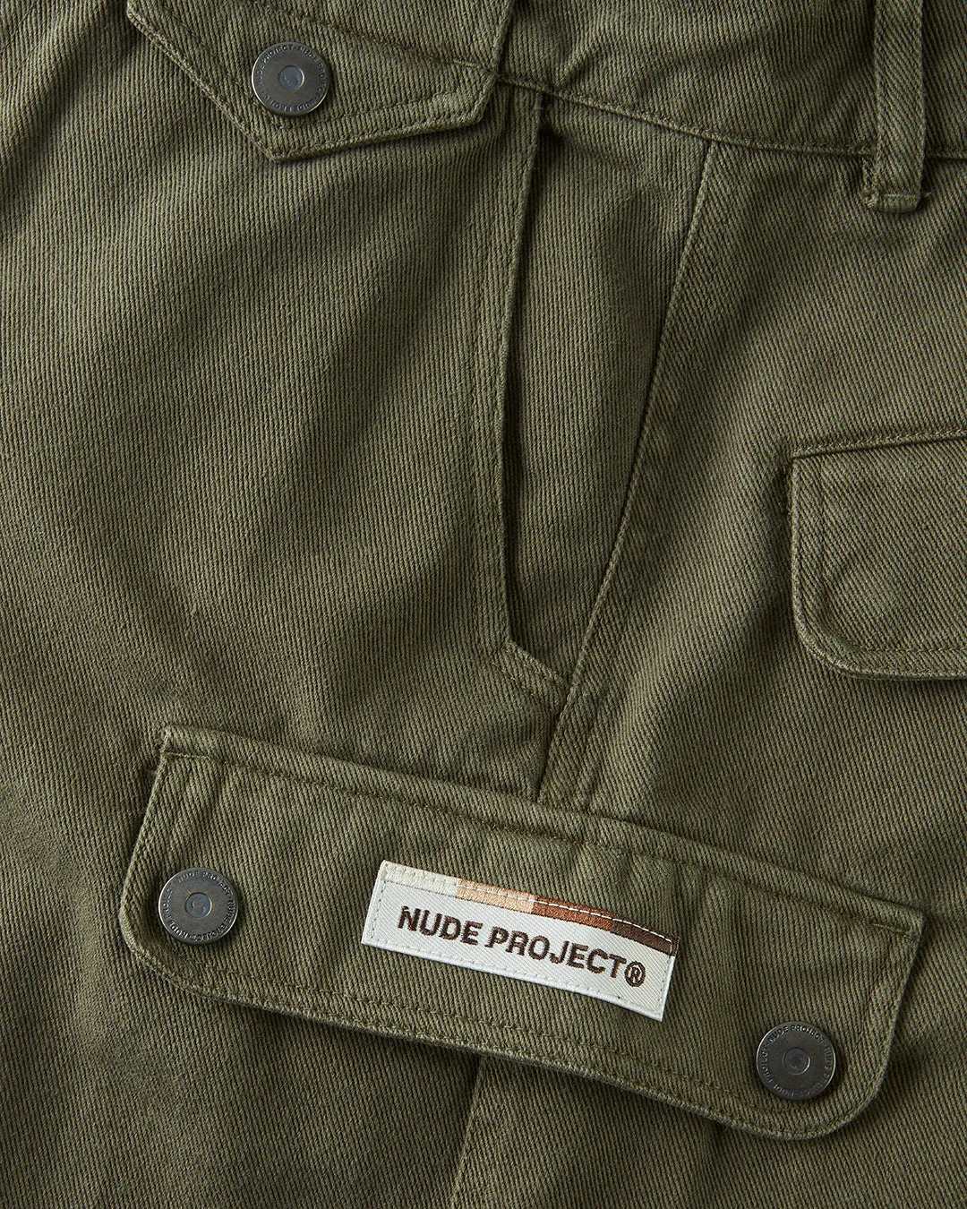 CARGO SHORTS OLIVE GREEN sold by Nude Project product image thumbnail 5