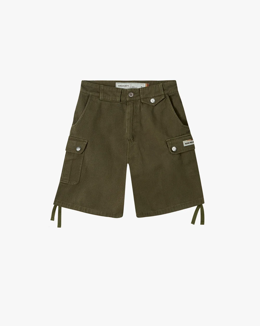 CARGO SHORTS OLIVE GREEN sold by Nude Project